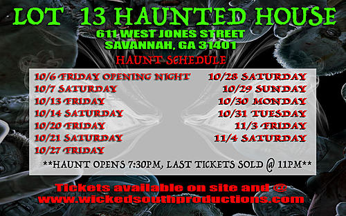 Lot 13 Haunted House poster