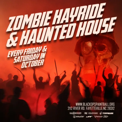 Black Ops Zombie Hayride & Haunted House poster