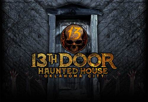 13th Door OKC Haunted House poster