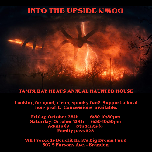 Tampa Bay HEATs Haunted House 2022 poster