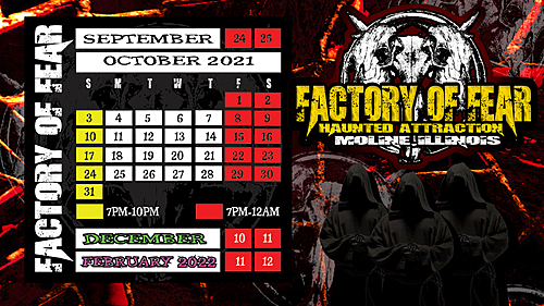 Factory of Fear 2021 Season poster