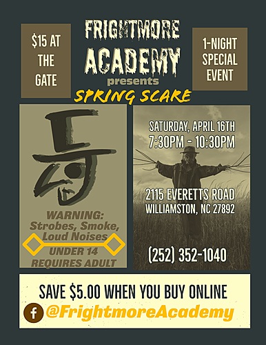 Spring Scare 2022 poster