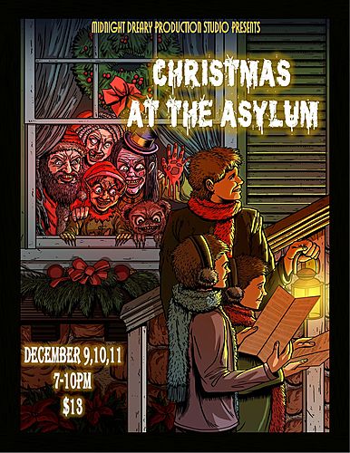 All Saints Lunatic Asylum Christmas at the Asylum 2022  poster