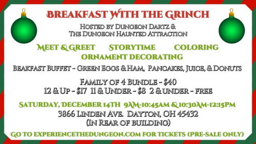 Breakfast with The Grinch poster