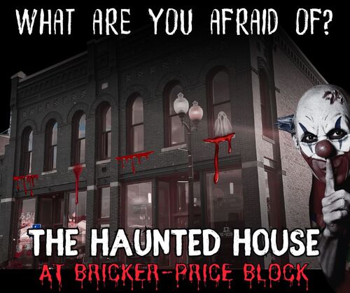 The Haunted House at Bricker Price Block poster