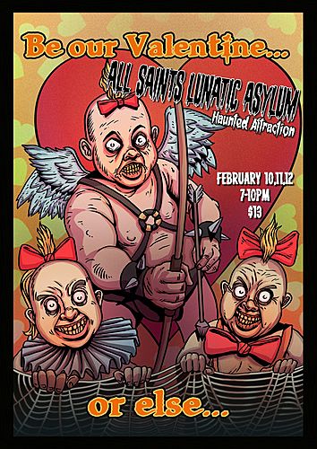 All Saints Lunatic Asylum Valentines at the Asylum 2023 poster