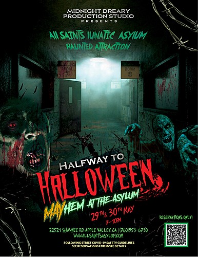 Halfway to Halloween - MAYhem at All Saints Lunatic Asylum! poster