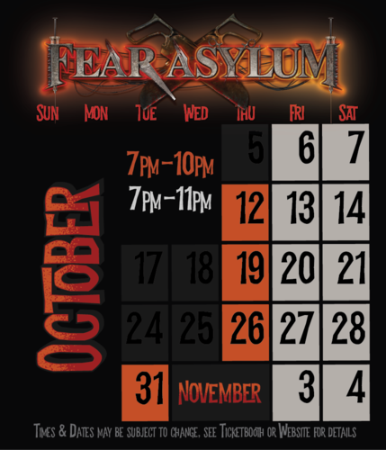13th Year of FEAR poster