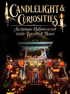 Candlelight & Curiosities: An intimate Halloween tour inside RavenWolf Manor poster