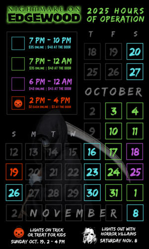 Nightmare on Edgewood 2025 poster