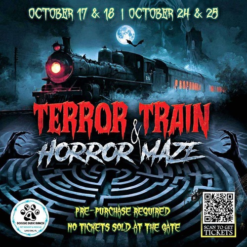 Terrifying Train Adventure at Doggie Dude Ranch! poster