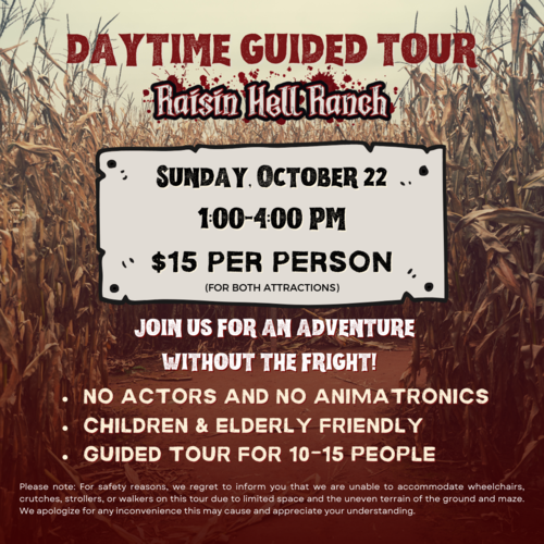 Daytime Guided Tour of RHR poster