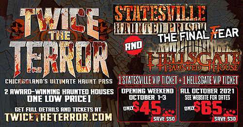 Twice The Terror 2021 poster