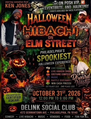 Hibachi on Elm Street poster