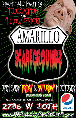 Amarillo Scaregrounds 2023 poster