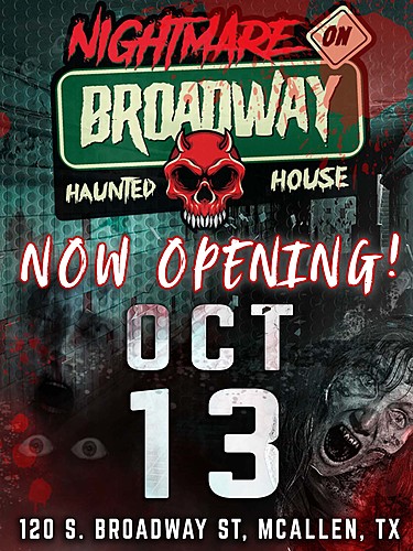 Nightmare on Broadway poster