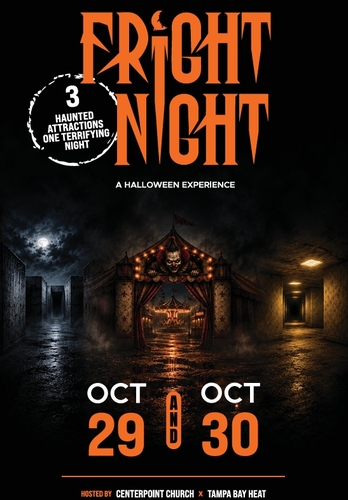 Tampa Bay HEAT & Centerpoint Church's Fright Night poster