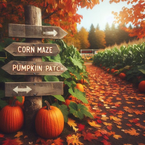 Dark Harvest Productions Family Friendly Event Pumpkin Patch/ Corn Maze/ Barrel Ride poster