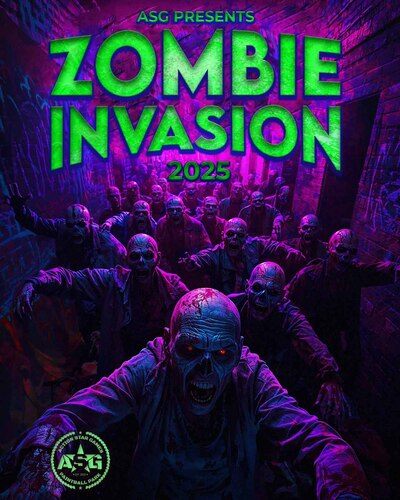Zombie Invasion 2025 poster