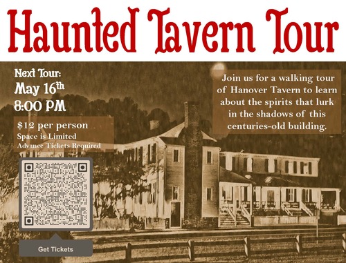 Haunted Hanover Tavern Tours June poster