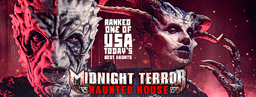 Midnight Terror Haunted House 2022 poster