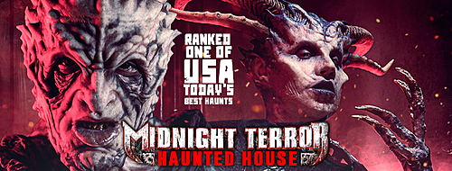 Midnight Terror Haunted House 2023 poster