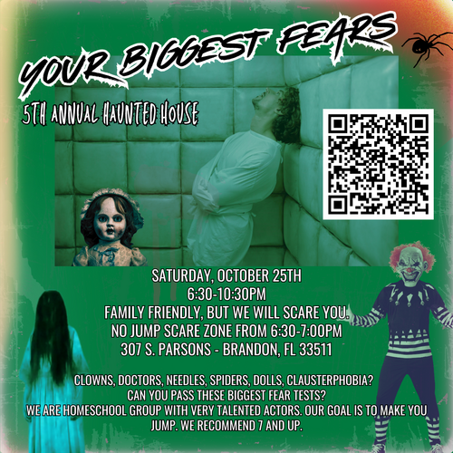 Tampa Bay HEAT's Spine-Tingling 5th Annual Haunted House: Your Biggest Fears! poster