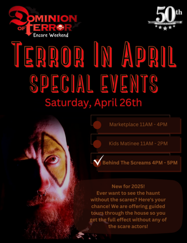 Behind the Screams Tour! poster