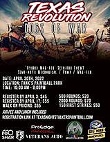 Texas Revolution Dogs Of War poster