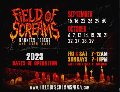 Field of Screams Haunted Forest and Corn Maze poster
