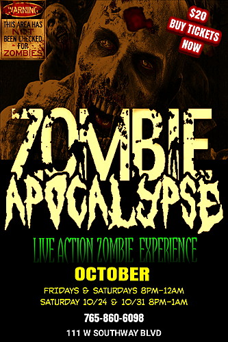 ZOMBIE APOCALYPSE-INFECTED poster