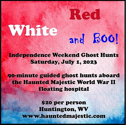 Red, White, and Boo Ghost Hunts Aboard Haunted Majestic poster
