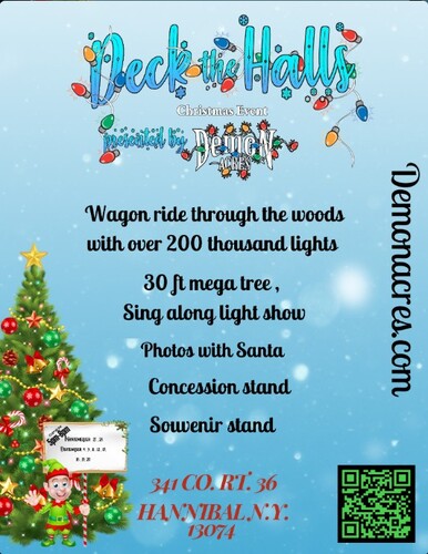 Deck The Halls Christmas  event 2026 poster