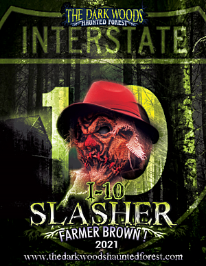 The Dark Woods Haunted Forest poster