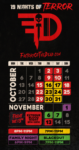 Factory of the Dead 2026 Regular Season poster