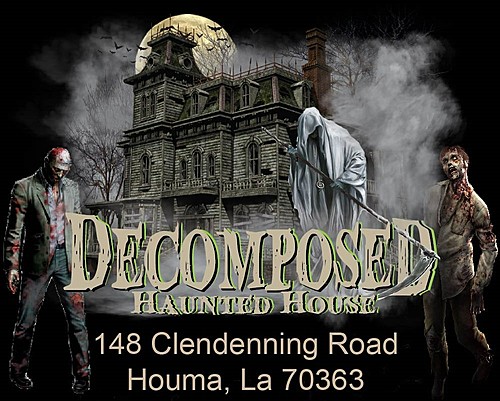 Decomposed Haunted House poster
