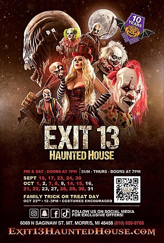 Exit 13 Haunted House-Season 2022- 10 Year Anniversary  image