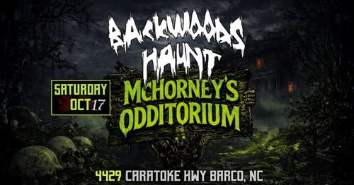 BACKWOODS HAUNT NIGHT 5  {OCT  17TH}    poster