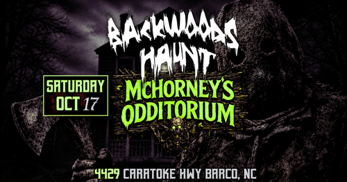 BACKWOODS HAUNT NIGHT 5  {OCT  17TH}    poster