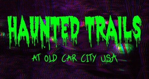 Haunted Trails at Old Car City 2024 poster