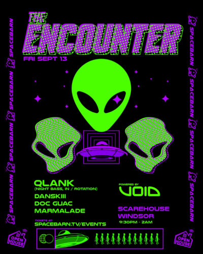 Spacebarn presents The Encounter poster