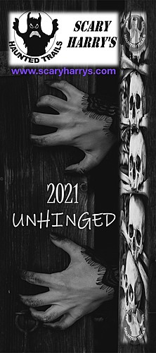 SCARY HARRY'S 2021 UnHINGED poster