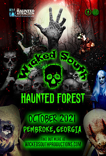 Wicked South Haunted Forest poster