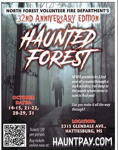 NFVFD Haunted Forest poster