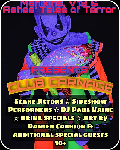 CLUB CARNAGE poster