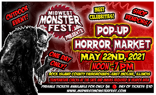 Pop-up Horror Market - Midwest Monster Fest poster