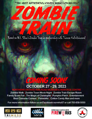 Zombie Train Escape Room poster