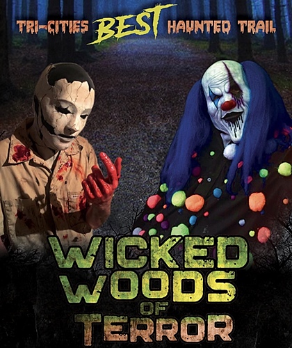 Wicked Woods of Terror Haunted Trail poster