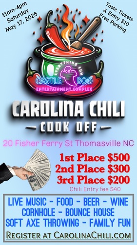 Carolina Chili Cookoff 2025 poster