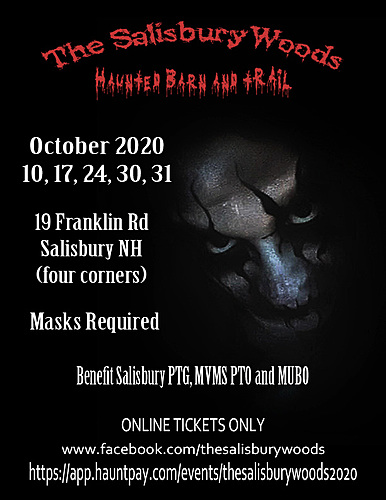 The Salisbury Woods Haunted Barn and Trail 2020 poster